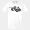 V-Neck Heavy Cotton 100% T-Shirt Thumbnail