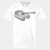 V-Neck Heavy Cotton 100% T-Shirt Thumbnail