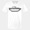 V-Neck Heavy Cotton 100% T-Shirt Thumbnail