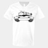 V-Neck Heavy Cotton 100% T-Shirt Thumbnail