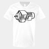 V-Neck Heavy Cotton 100% T-Shirt Thumbnail