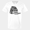 V-Neck Heavy Cotton 100% T-Shirt Thumbnail
