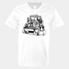 V-Neck Heavy Cotton 100% T-Shirt Thumbnail