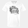 V-Neck Heavy Cotton 100% T-Shirt Thumbnail