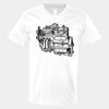 V-Neck Heavy Cotton 100% T-Shirt Thumbnail