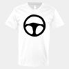 V-Neck Heavy Cotton 100% T-Shirt Thumbnail