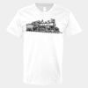 V-Neck Heavy Cotton 100% T-Shirt Thumbnail