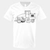 V-Neck Heavy Cotton 100% T-Shirt Thumbnail