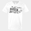 V-Neck Heavy Cotton 100% T-Shirt Thumbnail