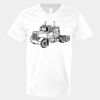 V-Neck Heavy Cotton 100% T-Shirt Thumbnail