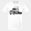 V-Neck Heavy Cotton 100% T-Shirt Thumbnail