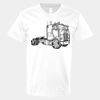 V-Neck Heavy Cotton 100% T-Shirt Thumbnail