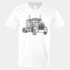 V-Neck Heavy Cotton 100% T-Shirt Thumbnail