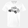 V-Neck Heavy Cotton 100% T-Shirt Thumbnail