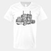 V-Neck Heavy Cotton 100% T-Shirt Thumbnail