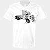 V-Neck Heavy Cotton 100% T-Shirt Thumbnail