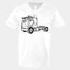 V-Neck Heavy Cotton 100% T-Shirt Thumbnail