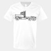 V-Neck Heavy Cotton 100% T-Shirt Thumbnail