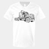 V-Neck Heavy Cotton 100% T-Shirt Thumbnail