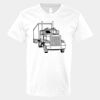 V-Neck Heavy Cotton 100% T-Shirt Thumbnail
