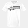V-Neck Heavy Cotton 100% T-Shirt Thumbnail