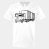 V-Neck Heavy Cotton 100% T-Shirt Thumbnail
