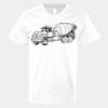 V-Neck Heavy Cotton 100% T-Shirt Thumbnail