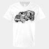 V-Neck Heavy Cotton 100% T-Shirt Thumbnail
