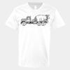 V-Neck Heavy Cotton 100% T-Shirt Thumbnail