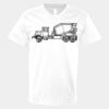V-Neck Heavy Cotton 100% T-Shirt Thumbnail