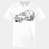 V-Neck Heavy Cotton 100% T-Shirt Thumbnail
