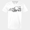 V-Neck Heavy Cotton 100% T-Shirt Thumbnail