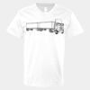 V-Neck Heavy Cotton 100% T-Shirt Thumbnail