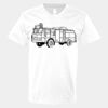 V-Neck Heavy Cotton 100% T-Shirt Thumbnail