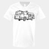 V-Neck Heavy Cotton 100% T-Shirt Thumbnail