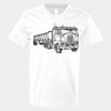V-Neck Heavy Cotton 100% T-Shirt Thumbnail