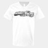 V-Neck Heavy Cotton 100% T-Shirt Thumbnail