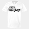 V-Neck Heavy Cotton 100% T-Shirt Thumbnail