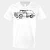 V-Neck Heavy Cotton 100% T-Shirt Thumbnail