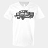 V-Neck Heavy Cotton 100% T-Shirt Thumbnail