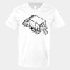 V-Neck Heavy Cotton 100% T-Shirt Thumbnail