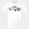 V-Neck Heavy Cotton 100% T-Shirt Thumbnail