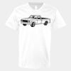 V-Neck Heavy Cotton 100% T-Shirt Thumbnail