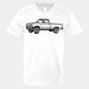 V-Neck Heavy Cotton 100% T-Shirt Thumbnail