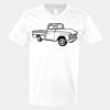 V-Neck Heavy Cotton 100% T-Shirt Thumbnail
