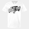 V-Neck Heavy Cotton 100% T-Shirt Thumbnail