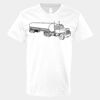 V-Neck Heavy Cotton 100% T-Shirt Thumbnail