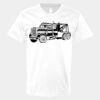 V-Neck Heavy Cotton 100% T-Shirt Thumbnail