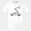 V-Neck Heavy Cotton 100% T-Shirt Thumbnail