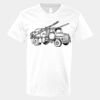 V-Neck Heavy Cotton 100% T-Shirt Thumbnail